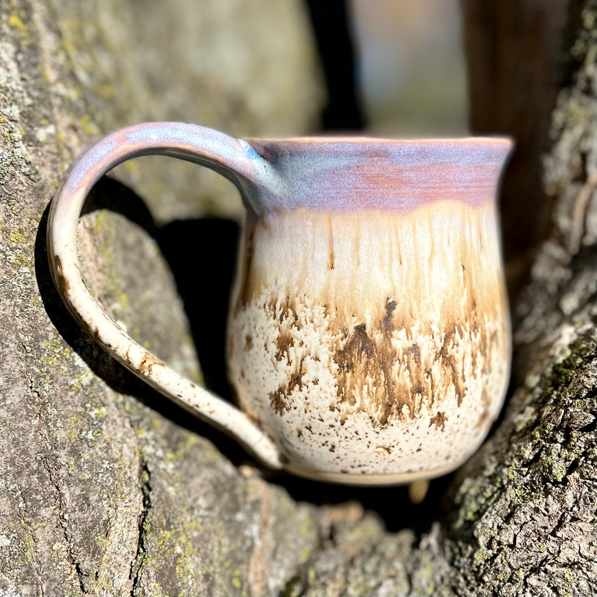 Modern Mugs in Frost/Purple – Glaze On Studio