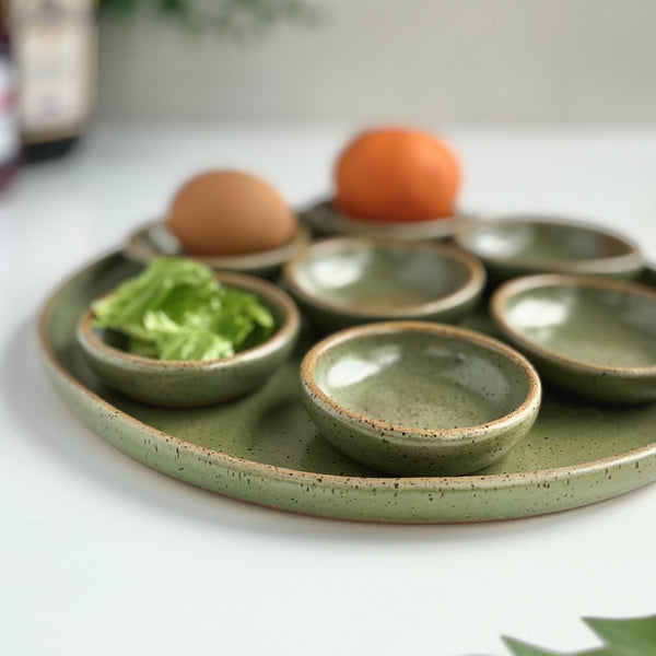 Green Tea Seder Plate