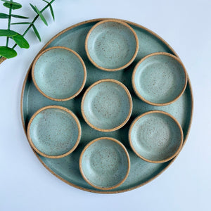 Frost Blue Seder Plate