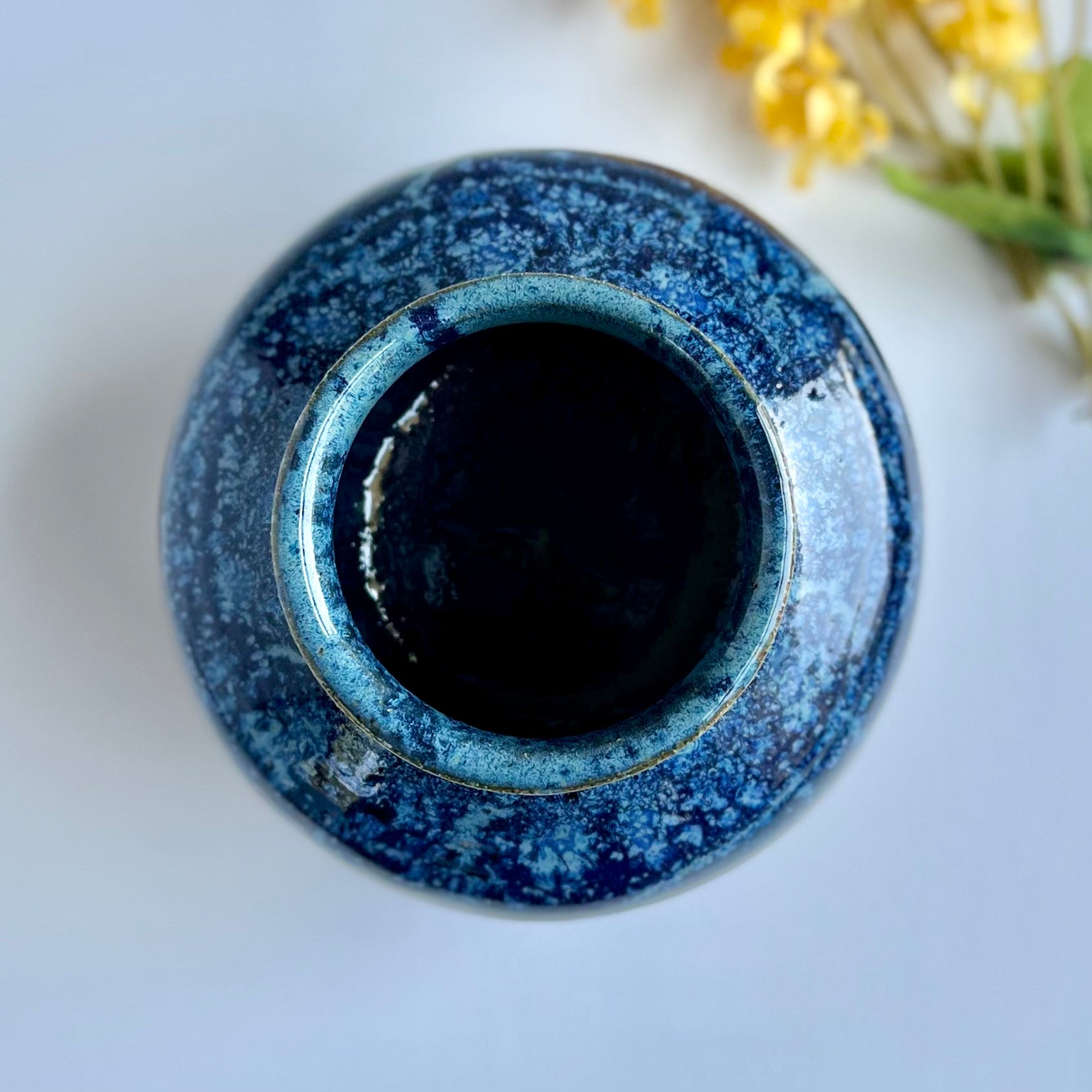 Bud Vase in Starry Night – Glaze On Studio