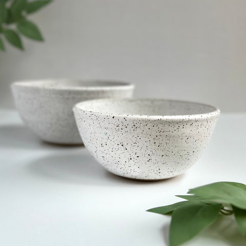 Nesting Bowls in Toasted White