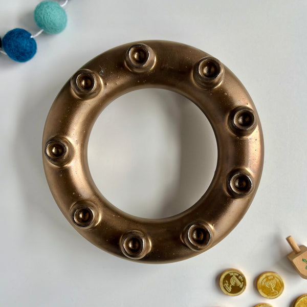 Gold Torus Menorah