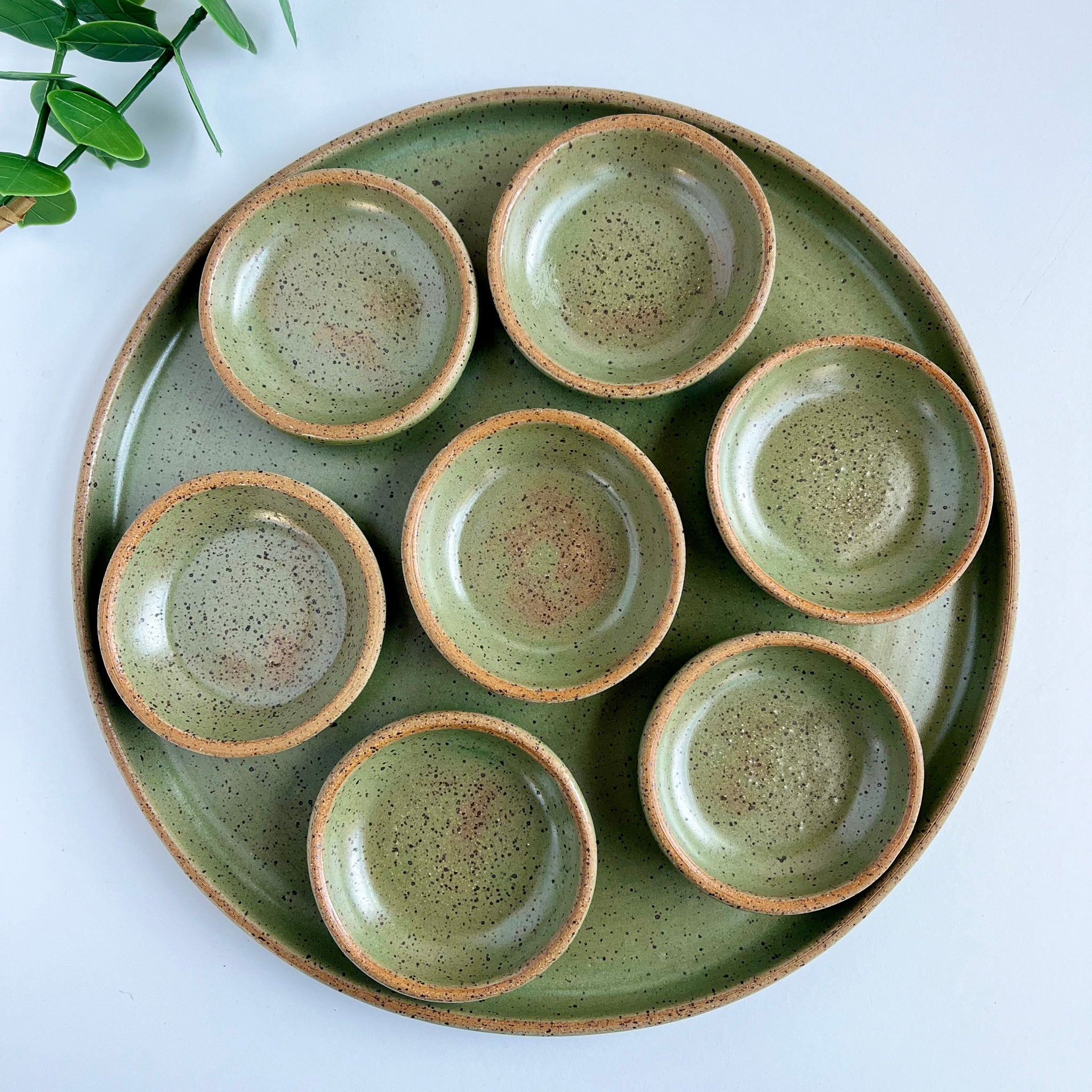 Green Tea Seder Plate