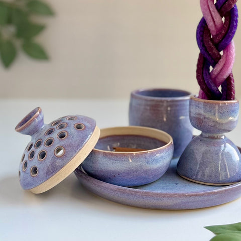 Havdalah Set in Lavender