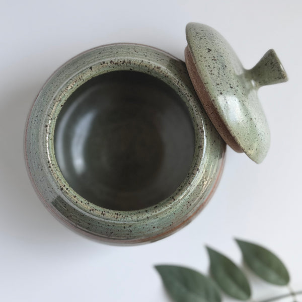 Green Tea Moon Jar