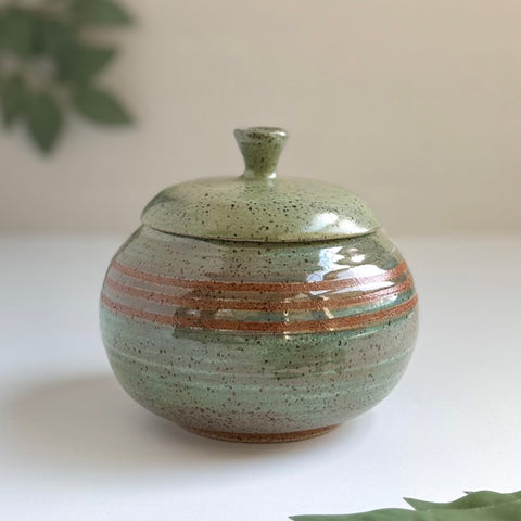 Green Tea Moon Jar