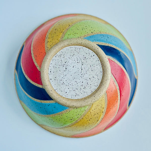 Rainbow Spiral Nesting Bowls