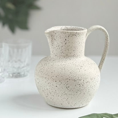 Pitcher in Toasted White