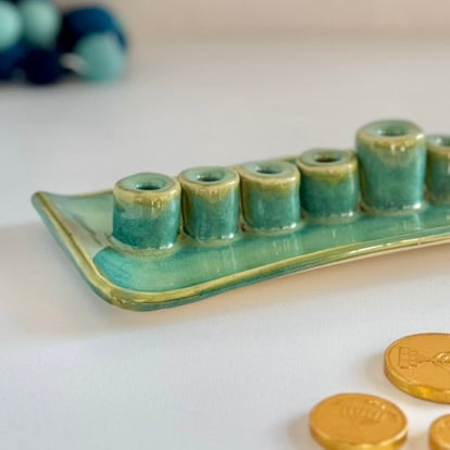 Turquoise Menorah (Second)