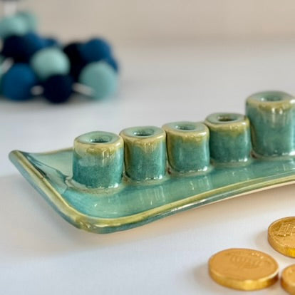 Turquoise Menorah (Second)