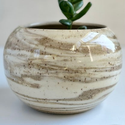 Marble Moon Planter