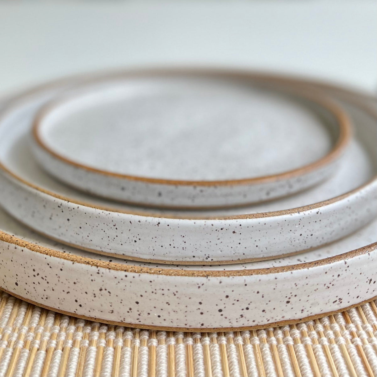 Dinnerware Set in Toasted White – Glaze On Studio