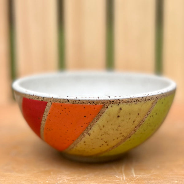 Rainbow Spiral Bowl #06