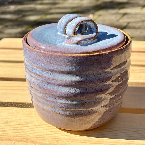 Lavender Lidded Jar
