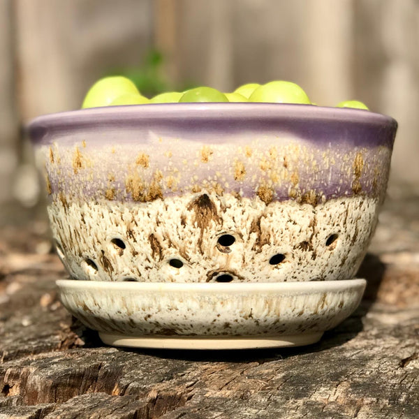 Berry Bowl in Lavender Wood