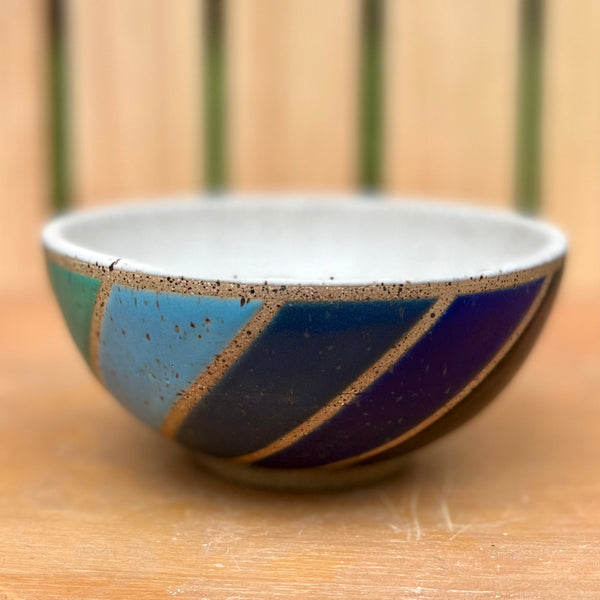 Rainbow Spiral Bowl #06