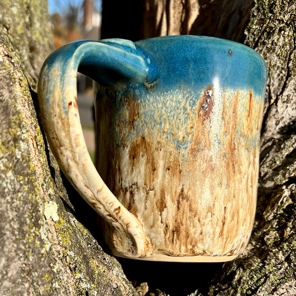 Mug in Winter Peacock